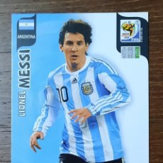 Trading Cards: MESSI CON ARGENTINA CARD ADRENALYN XL MUNDIAL FUTBOL SOUTH AFRICA 2010 FIFA WORLD CUP PANINI. Lote 251451775