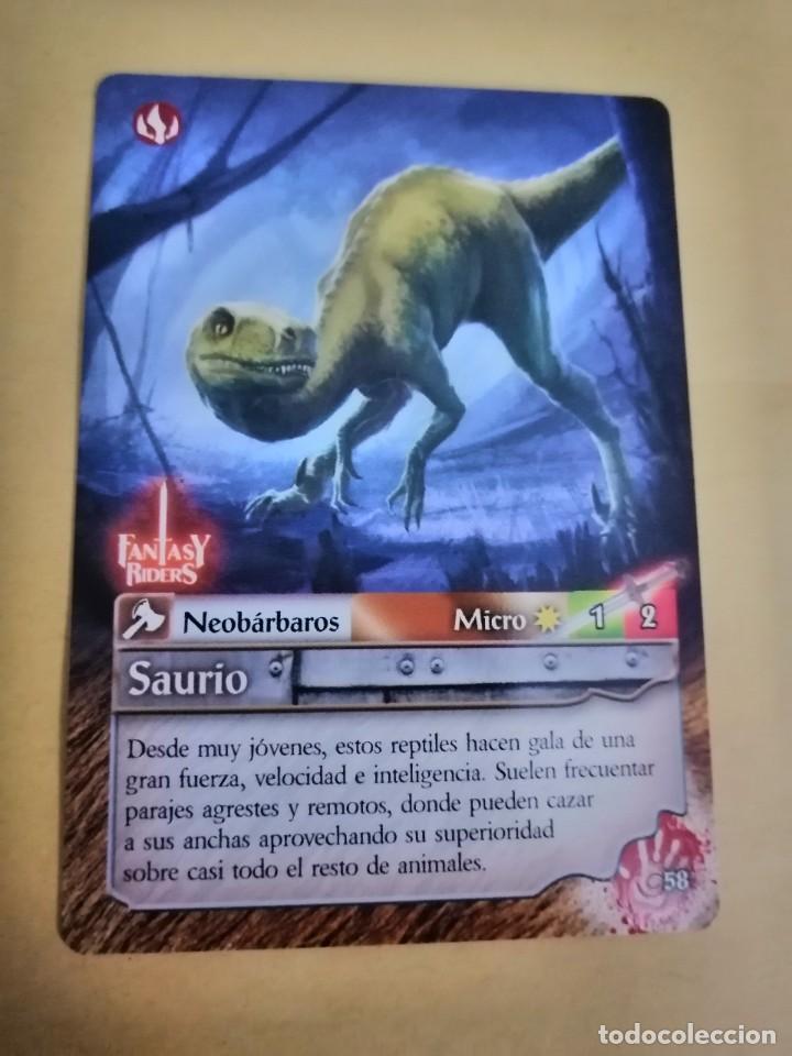 Trading cards: FANTASY RIDERS (PANINI 2018) - N&ordm; 58 SAURIO - Foto 1