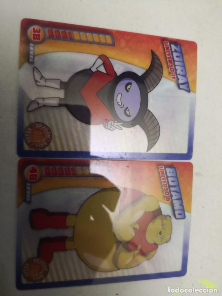Cartas Colecion&aacute;veis: 2 cartas colecci&oacute;n PANINI - TRADING CARD DRAGON BALL