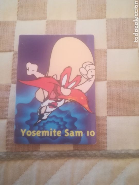 Trading cards: Cromo Card Yosemite Sam 10. Space Jam. Danone. - Foto 1