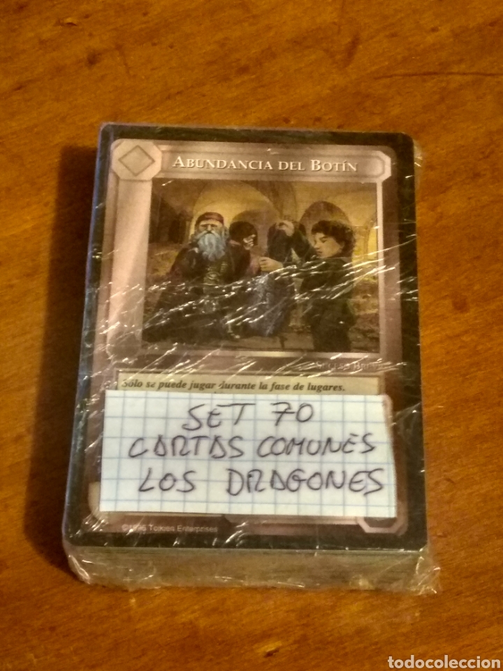 Trading cards: Meccg set completo satm 70 cartas comunes limitada los dragones diferentes tolkien castellano