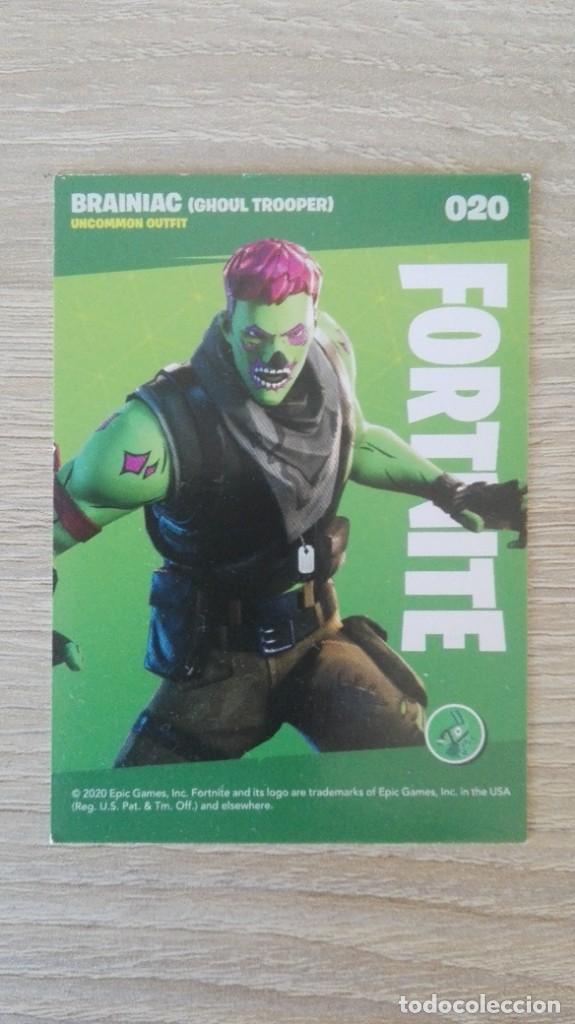Trading Cards: TRADING CARD-CARTA N&ordm; 20 BRAINIAC-FORTNITE RELOADED-EPIC GAMES-PANINI-A&Ntilde;O 2020.
