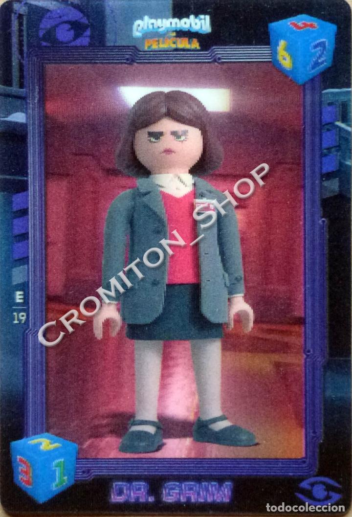 Trading cards: N&ordm; E19 E 19 DR. GRIM - PLAYMOBIL LA PELICULA CARREFOUR 2019 - Foto 1