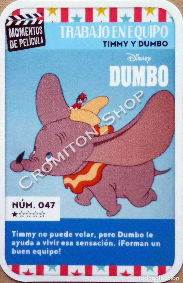 Trading Cards: N&ordm; 047 47 TIMM Y DUMBO - MOMENTOS DE PELICULA CARREFOUR DISNEY 2019