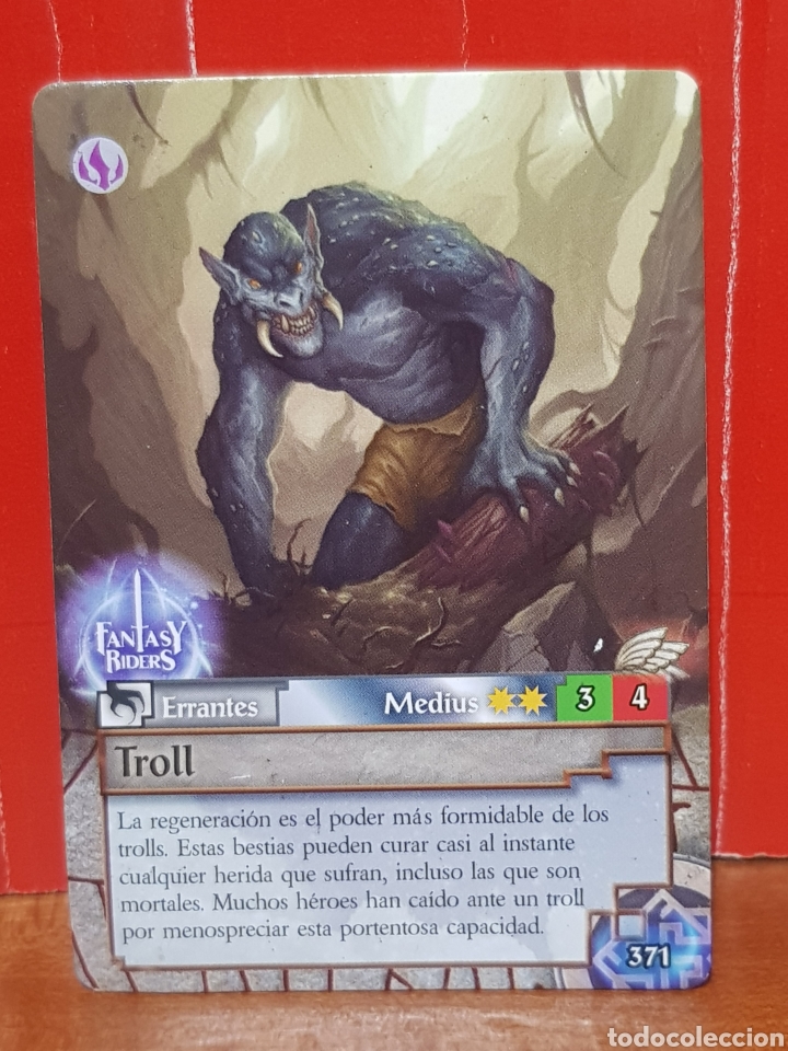 Trading cards: FANTASY RIDERS 2 - TROLL N&deg;371 - Foto 1