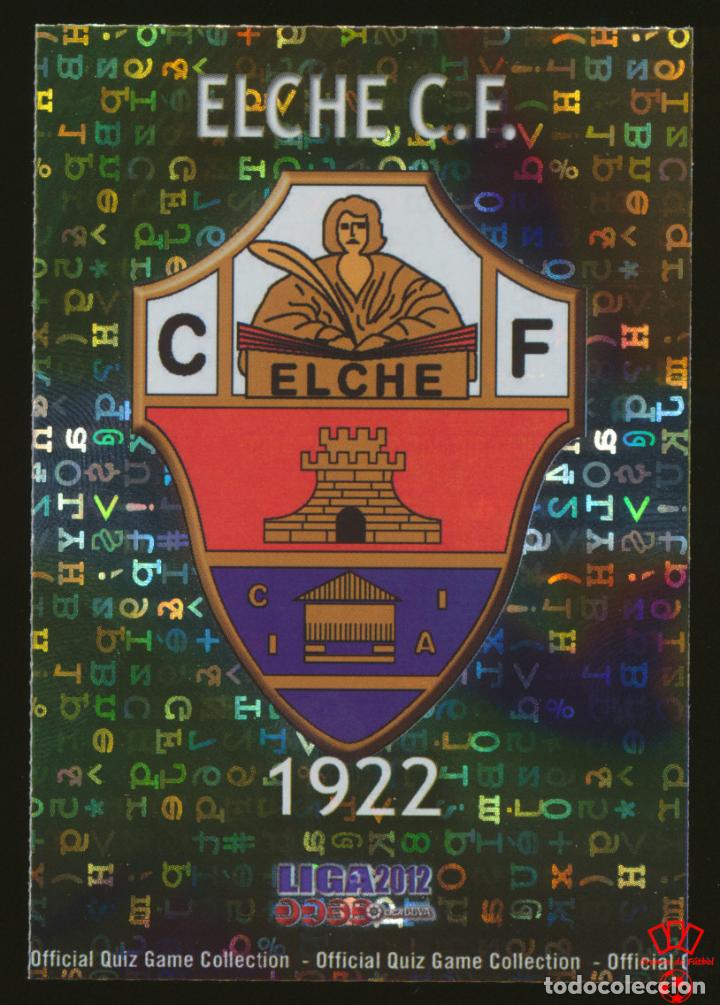 Trading Cards: #796. ESCUDO (Brillo Letras) - Elche CF 2011/2012 - Mundicromo Liga Card/Cromo 11/12