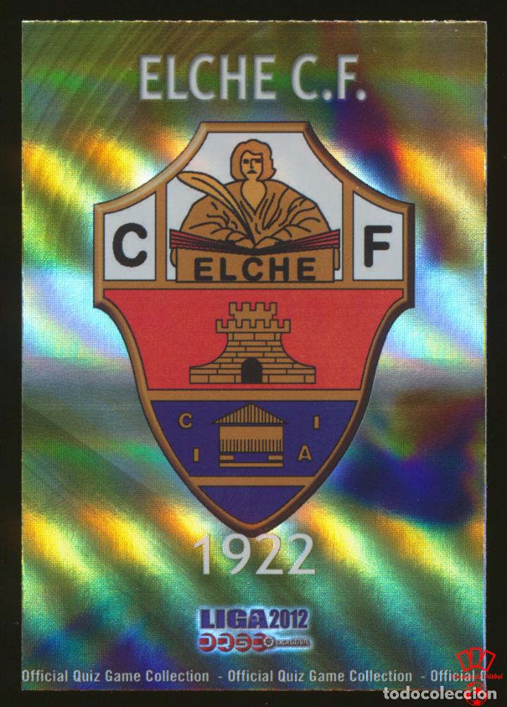 Trading Cards: #796. ESCUDO (Brillo Rayas) - Elche CF 2011/2012 - Mundicromo Liga Card/Cromo 11/12