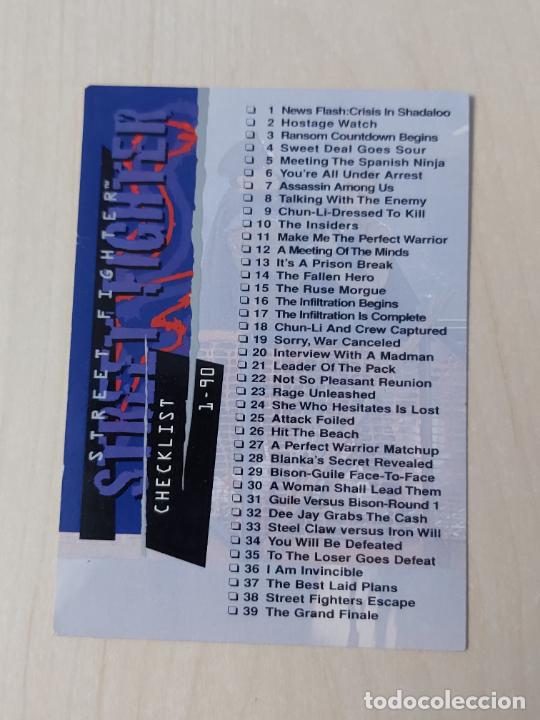 Trading cards: FICHA N&ordm; 90 STREET FIGHTER UPPER DECK CAPCOM 1994 - Foto 1