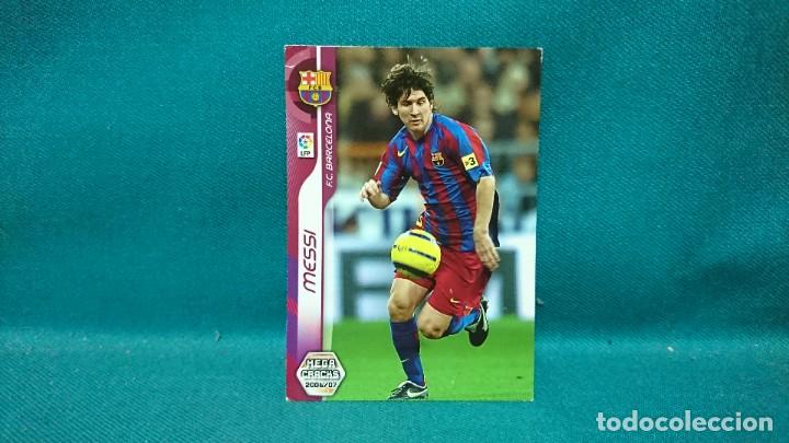 Trading cards: MEGA CRACKS 2006/2007, MESSI, CROMO 54, ERROR DE CORTE - Foto 1