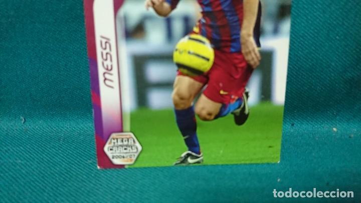Trading cards: MEGA CRACKS 2006/2007, MESSI, CROMO 54, ERROR DE CORTE - Foto 4