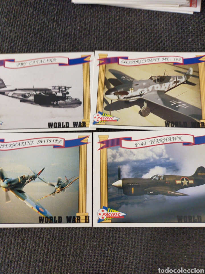 Trading Cards: COLECCI&Oacute;N COMPLETA 110 TARJETAS SEGUNDA GUERRA MUNDIAL COMO NUEVO HISTORIA CARTELES
