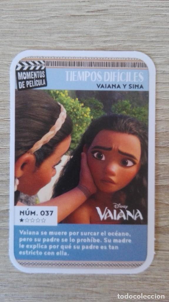Figurine Collezionabili: CARTA N&ordm; 37 -MOMENTOS DE PEL&Iacute;CULA-DISNEY-CARREFOUR-A&Ntilde;O 2019.