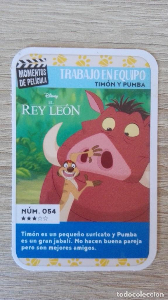 Figurine Collezionabili: CARTA N&ordm; 54 -MOMENTOS DE PEL&Iacute;CULA-DISNEY-CARREFOUR-A&Ntilde;O 2019.