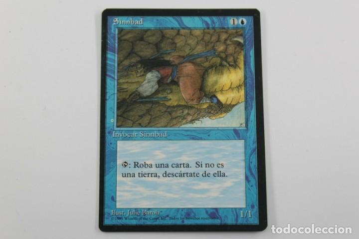 Trading cards: MAGIC THE GATHERING MTG FOREIGN BLACK BORDERED SINNBAD - Foto 1