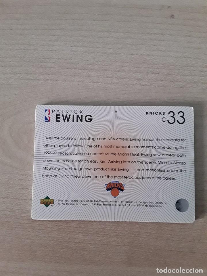 Trading cards: Card Animada NBA Diamond Vision 1997 Patrick Ewing. - Foto 1