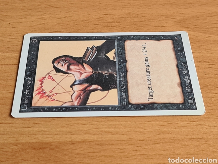 Trading cards: Magic The Gathering Card Deckmaster Unholy Strength - Foto 3