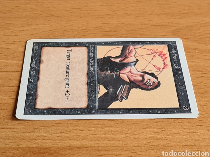 Trading cards: Magic The Gathering Card Deckmaster Unholy Strength - Foto 5