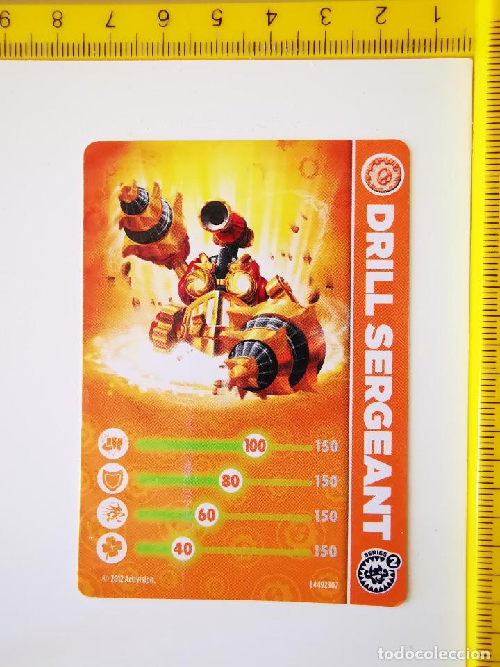 Trading cards: CROMO CARTA TRADING CARD SKYLANDERS GIANTS DRILL SERGEANT - Foto 1
