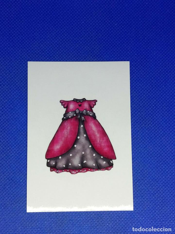 Trading cards: SANTORO GORJUSS VESTIDO ROSA Y NEGRO