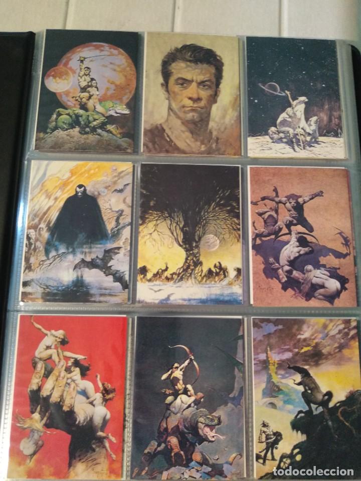 Trading cards: Trading cards completa Frazetta - Foto 1
