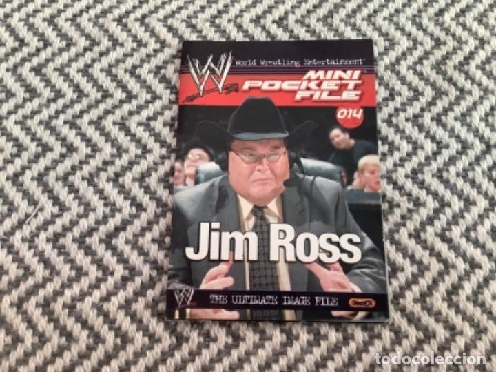 Trading cards: MINI POCKET FILE. WWE. JIM ROSS - Foto 1