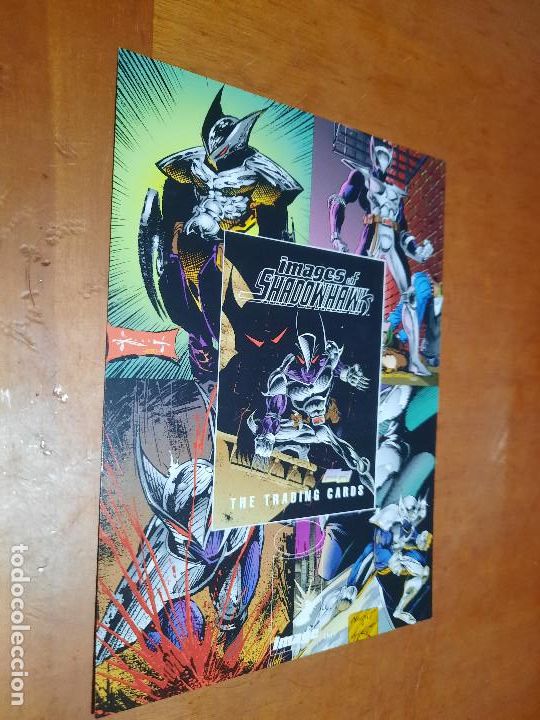 Cartes &agrave; &Eacute;changer: IMAGES OF SHADOWHAWK. CARTULINA PROMO DE LA COLECCI&Oacute;N DE TRADING CARD. PROMO. BUEN ESTADO