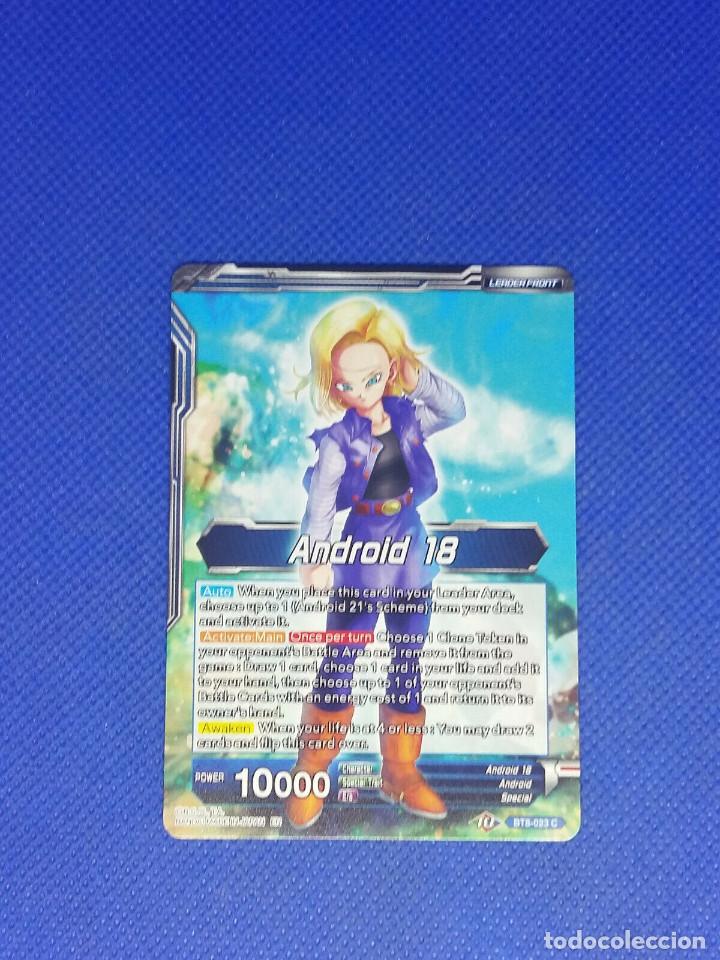 Trading cards: DRAGON BALL SUPER CARD GAME ANDROID 18 - Foto 1