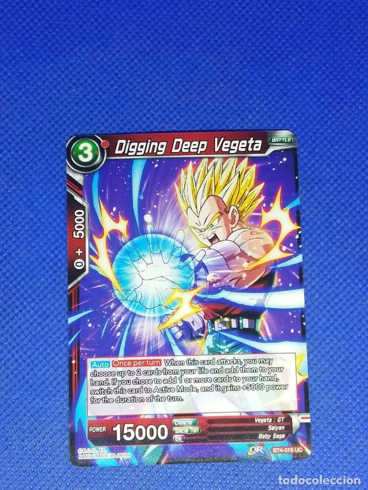 Trading cards: DRAGON BALL SUPER CARD GAME DIGGING DEEP VEGETA - Foto 1