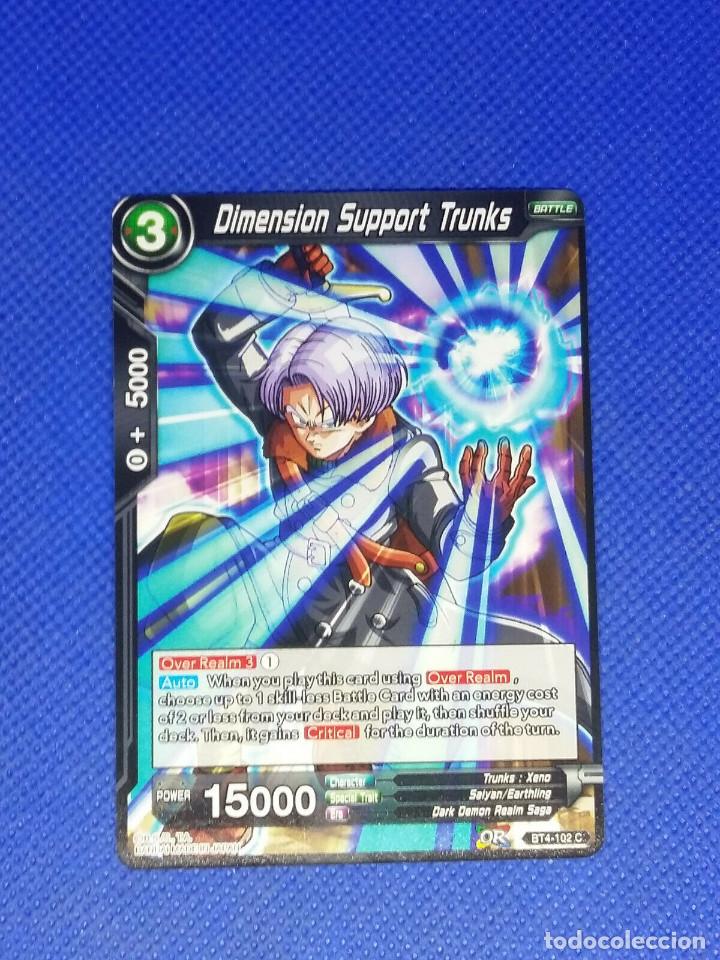 Trading cards: DRAGON BALL SUPER CARD DIMENSION SUPPORT TRUNKS - Foto 1