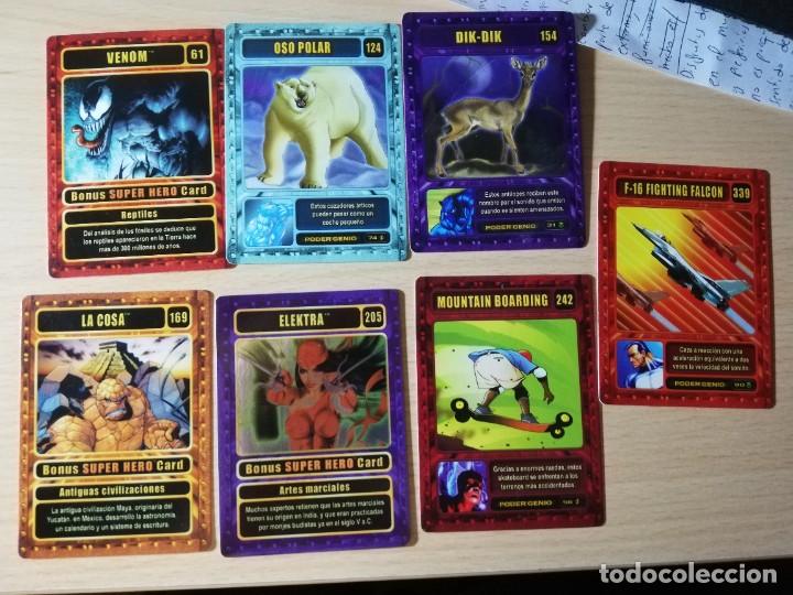 Trading cards: LOTE 7 GENIO CARDS MARVEL 2003 - Foto 1