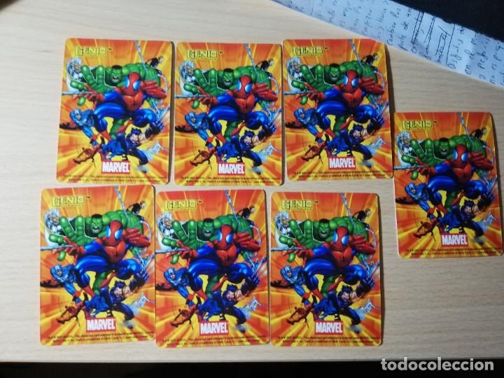 Trading cards: LOTE 7 GENIO CARDS MARVEL 2003 - Foto 2