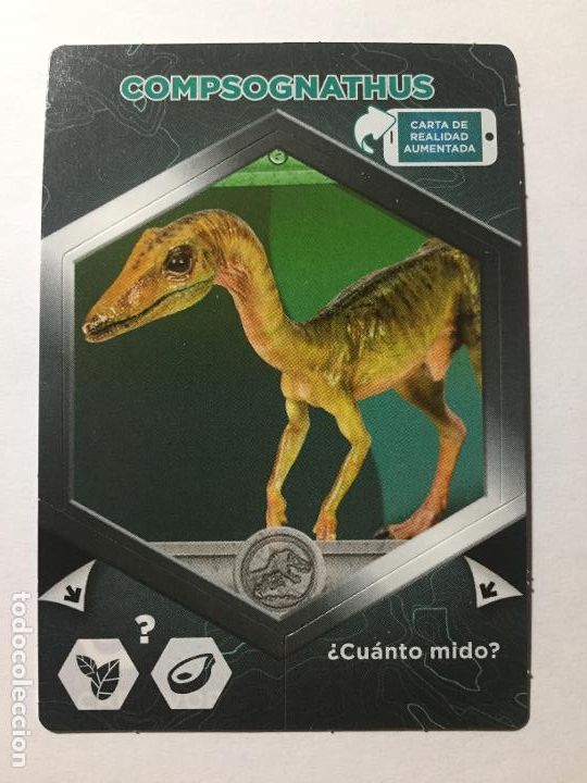 Trading cards: 06 - COMPSOGNATHUS - CROMOS DIA COLECCION DINOSAURIOS - 2 - Foto 1