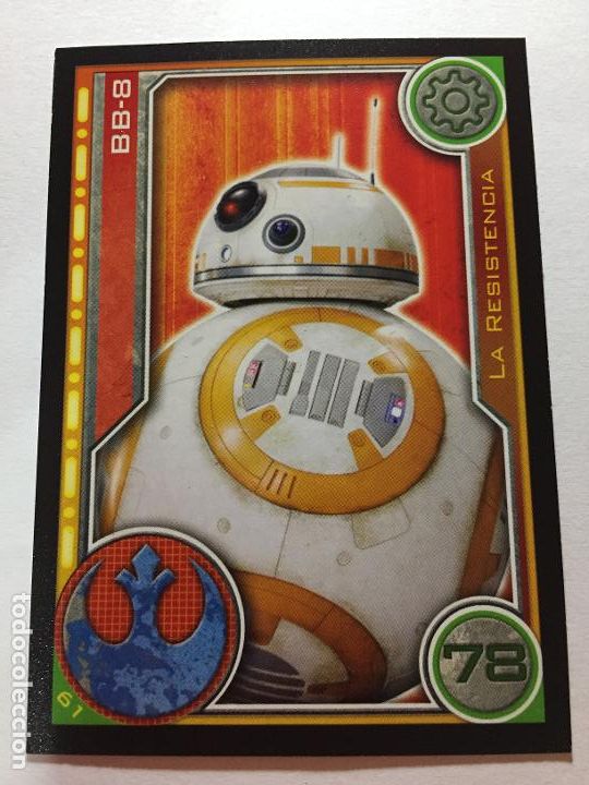 Trading cards: STAR WARS - 61 BB-8 - CROMOS CARREFOUR - Foto 1