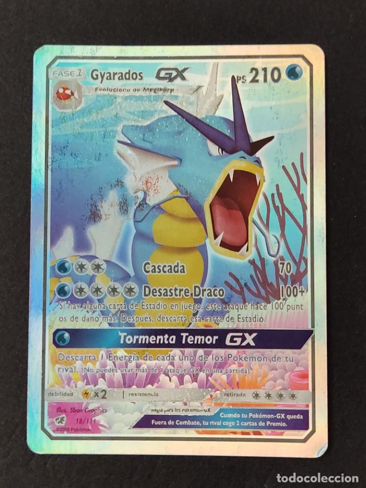 carta pokemon fase1 gyarados gx ps 210 sol y lu - Buy Antique trading cards  on todocoleccion