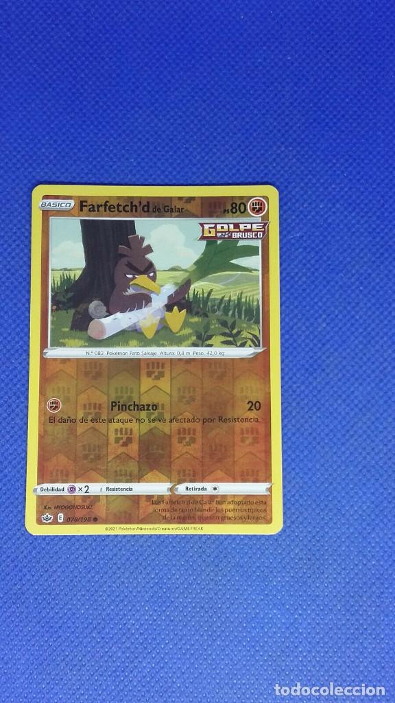 carta pokemon foil farfetch'd de galar - Comprar Cartas Colecionáveis  antigas no todocoleccion