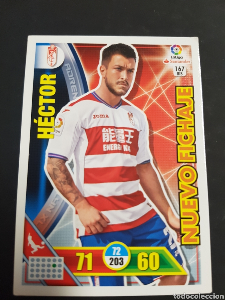 Trading cards: #167BIS 167 BIS H&Eacute;CTOR GRANADA ADRENALYN XL 2016-2017 PANINI 16 17