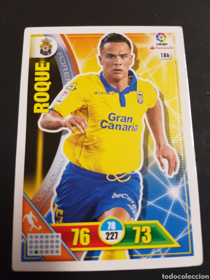 Cartes &agrave; &Eacute;changer: #186 186 ROQUE LAS PALMAS ADRENALYN XL 2016-2017 PANINI 16 17