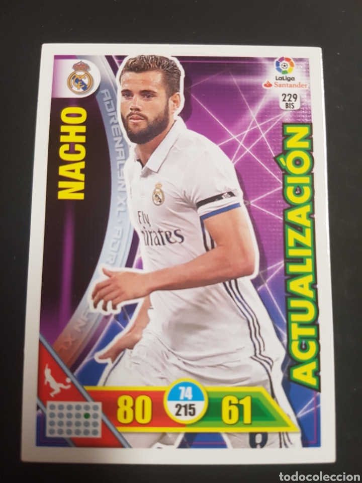 Trading cards: #229BIS 229 BIS NACHO REAL MADRID ADRENALYN XL 2016-2017 PANINI 16 17