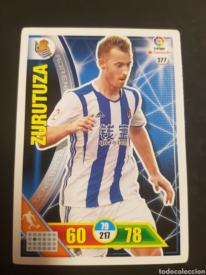 Cartes &agrave; &Eacute;changer: #277 277 ZURUTUZA REAL SOCIEDAD XL 2016-2017 PANINI 16 17