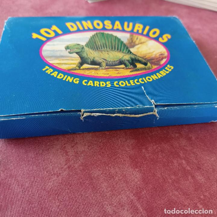 Trading cards: CROMOS DE 101 DINOSAURIOS, 101 COMPLETA, CON CAJA. - Foto 3