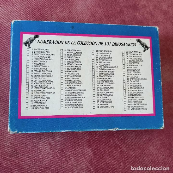 Trading cards: CROMOS DE 101 DINOSAURIOS, 101 COMPLETA, CON CAJA. - Foto 4