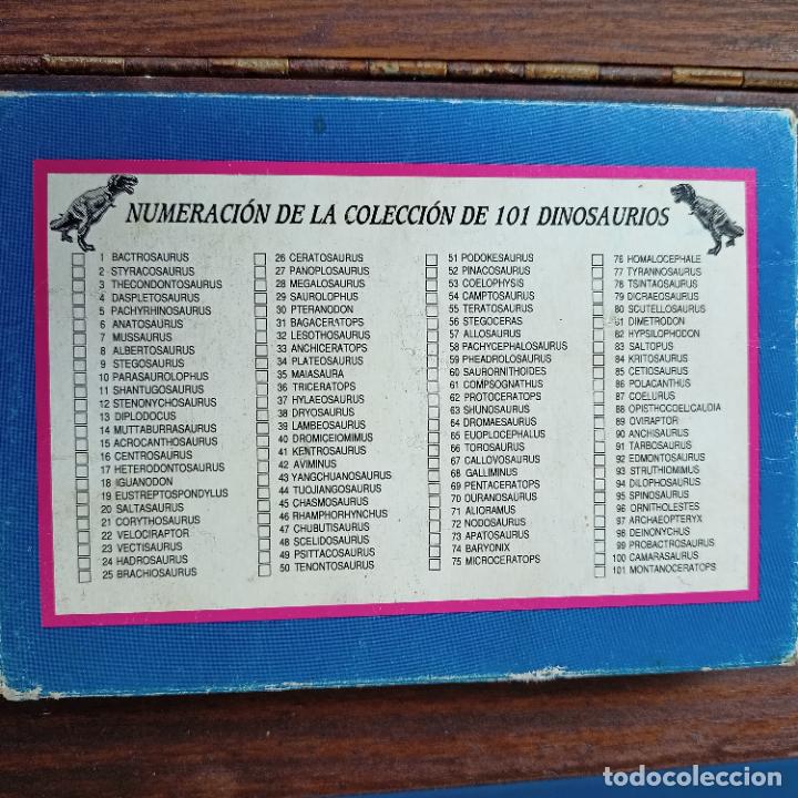 Trading cards: CROMOS DE 101 DINOSAURIOS, 101 COMPLETA, CON CAJA. - Foto 5