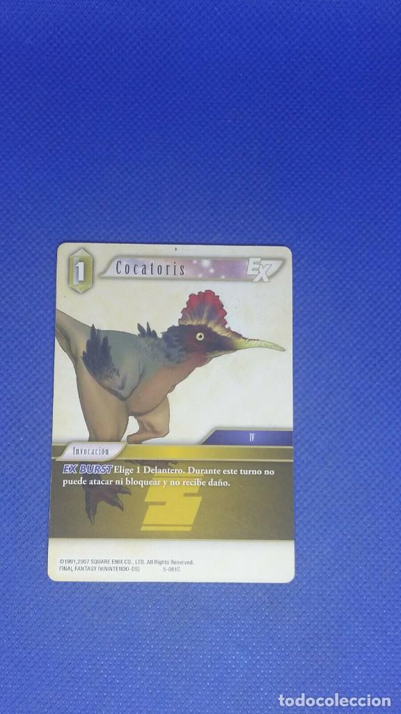 Trading cards: CARTA FINAL FANTASY TCG COCATORIS - Foto 1