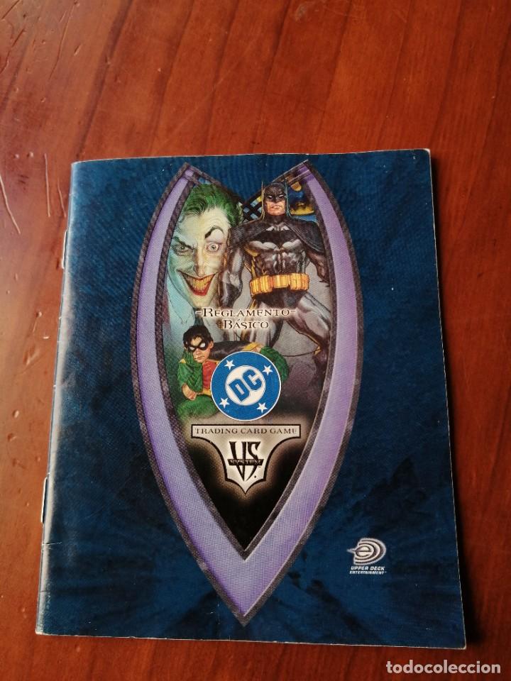 Trading cards: reglamento basico DC trading card game DC COMICS - Foto 1