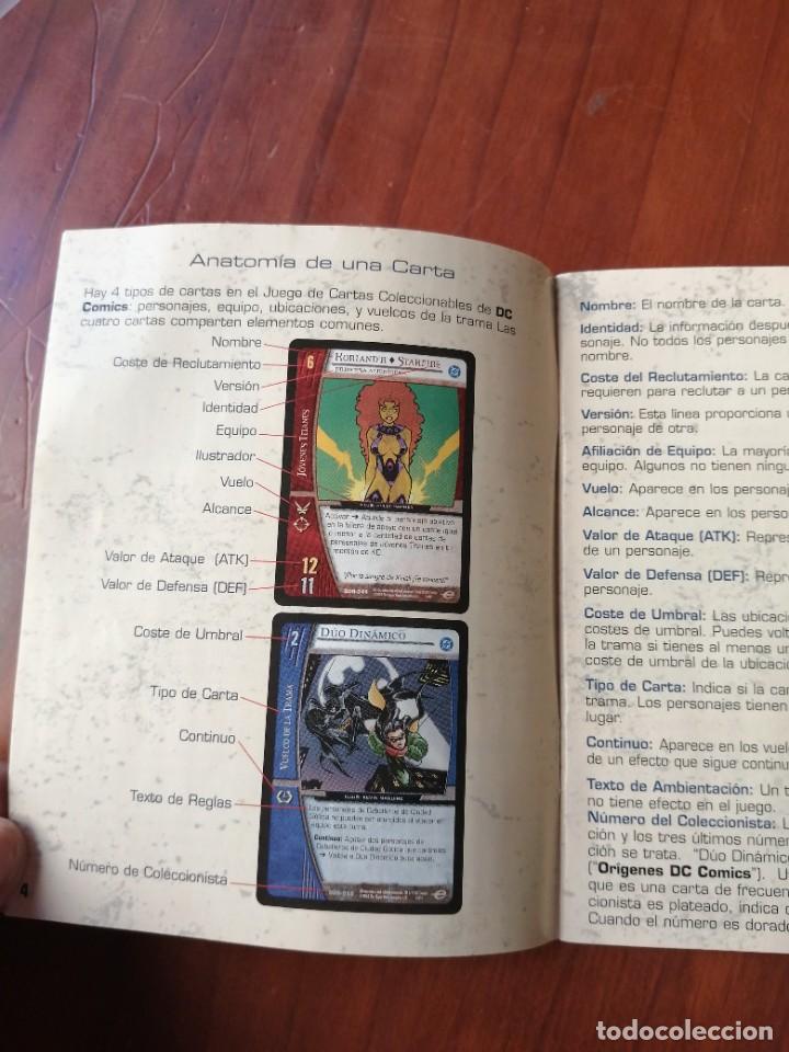 Trading cards: reglamento basico DC trading card game DC COMICS - Foto 5