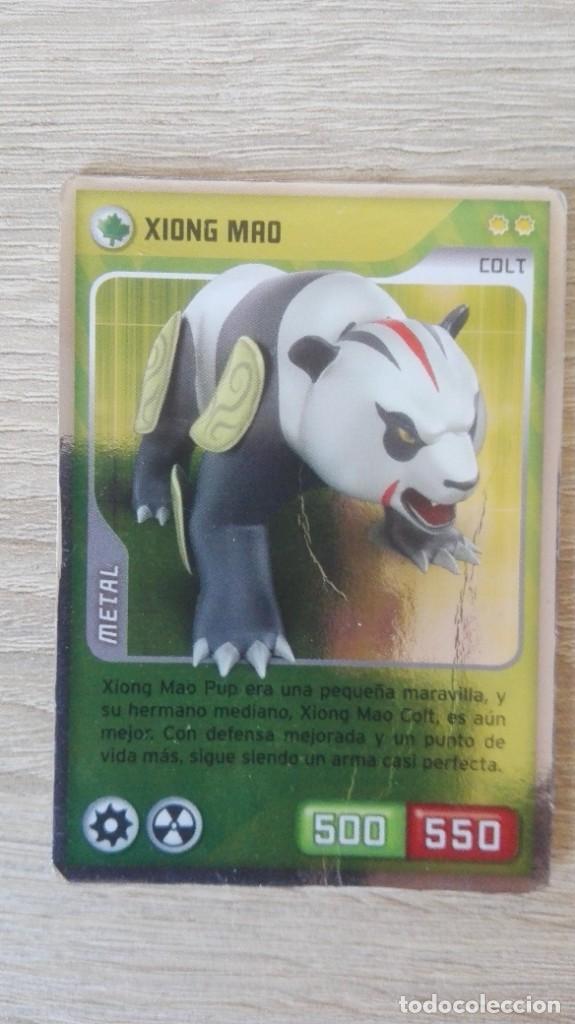 Figurine Collezionabili: TRADING CARD - CARTA N&ordm; 197 XIONG MAD -METAL-INVIZIMALS-PANINI-A&Ntilde;O 2013.