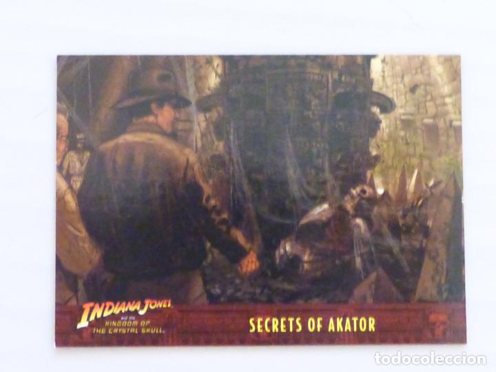 Trading Cards: TRADING CARD DE INDIANA JONES Y LA CALAVERA DEL TEMPLO DE CRISTAL N&ordm; 73 A&Ntilde;O 2008 DE TOPPS