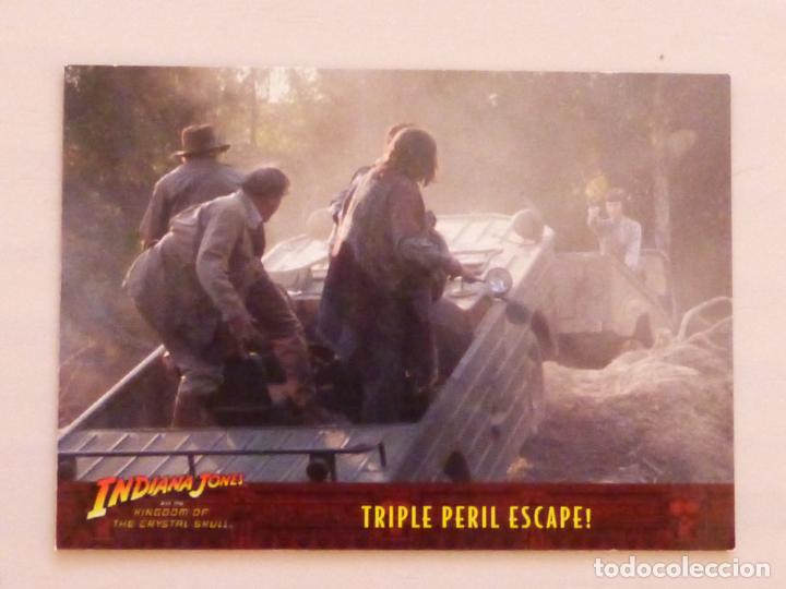 Trading Cards: TRADING CARD DE INDIANA JONES Y LA CALAVERA DEL TEMPLO DE CRISTAL N&ordm; 61 A&Ntilde;O 2008 DE TOPPS