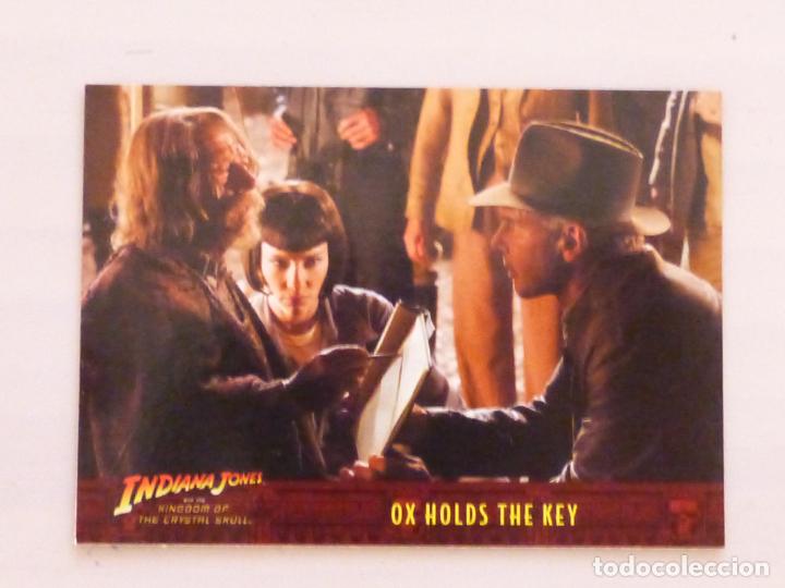 Trading Cards: TRADING CARD DE INDIANA JONES Y LA CALAVERA DEL TEMPLO DE CRISTAL N&ordm; 48 A&Ntilde;O 2008 DE TOPPS