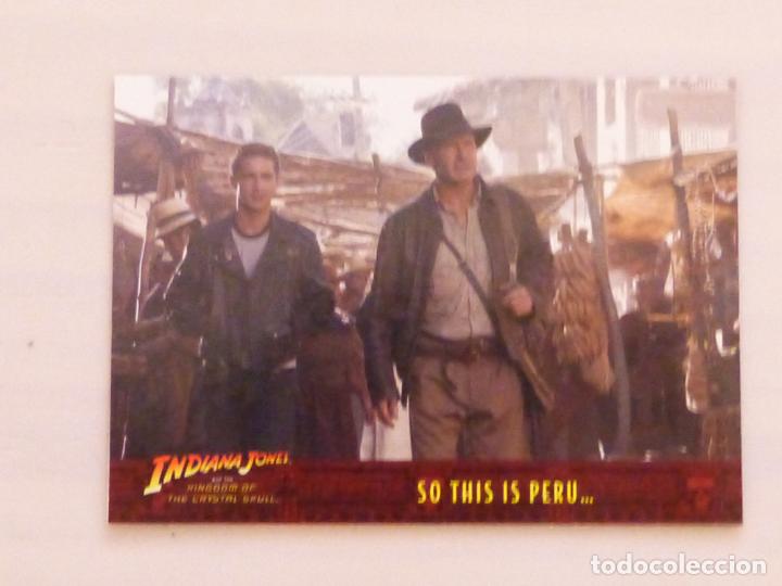 Trading Cards: TRADING CARD DE INDIANA JONES Y LA CALAVERA DEL TEMPLO DE CRISTAL N&ordm; 40 A&Ntilde;O 2008 DE TOPPS